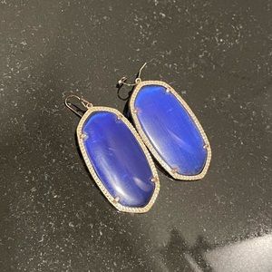 Kendra Scott blue earrings